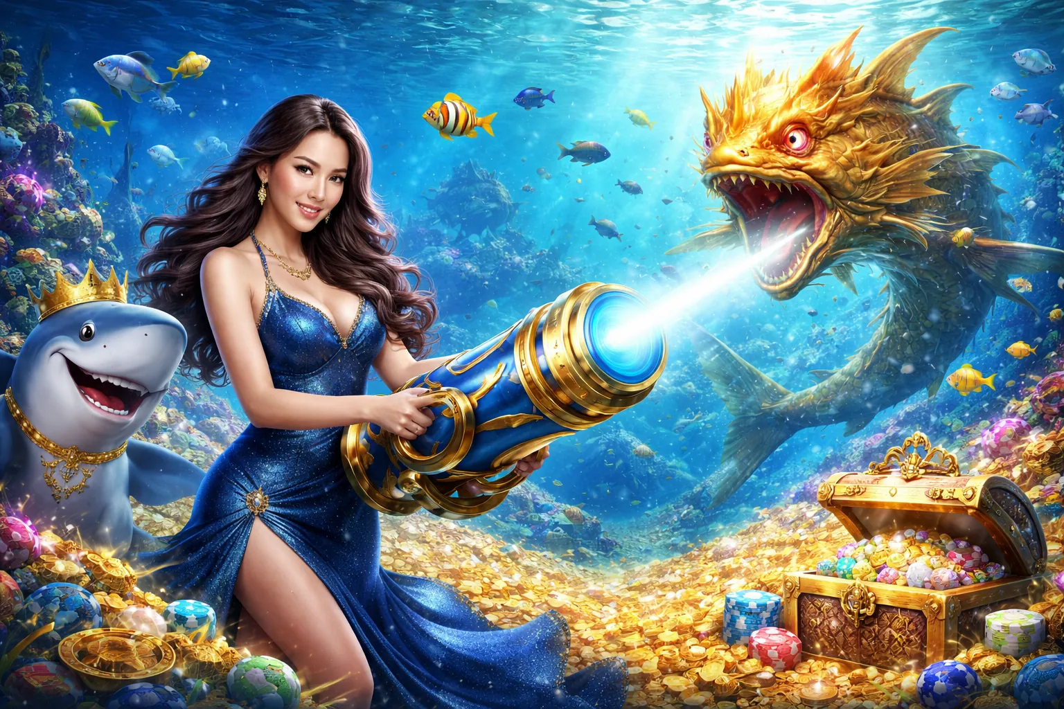 Thế giới bắn cá sống động tại 89 be